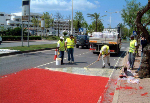 登封塑膠跑道施工