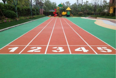 諸暨幼兒園塑膠跑道