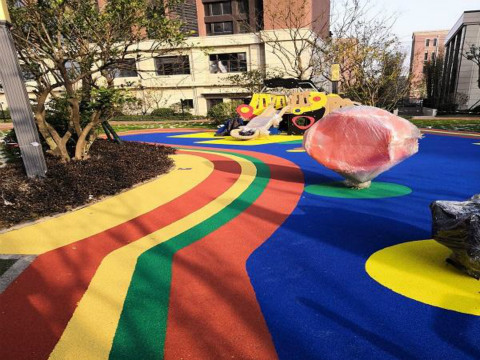 青浦區(qū)幼兒園塑膠跑道
